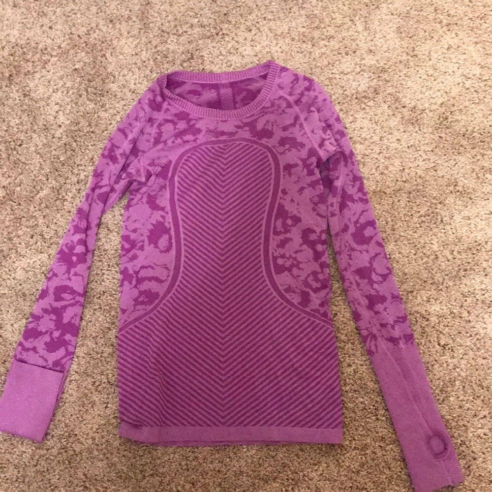 Lulu purple Workout shirt